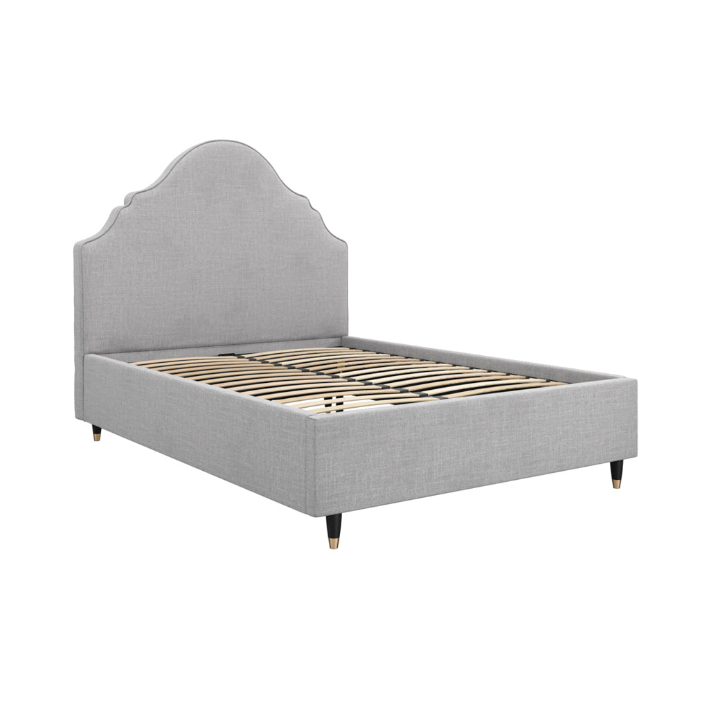 Valentina Light Grey Bed