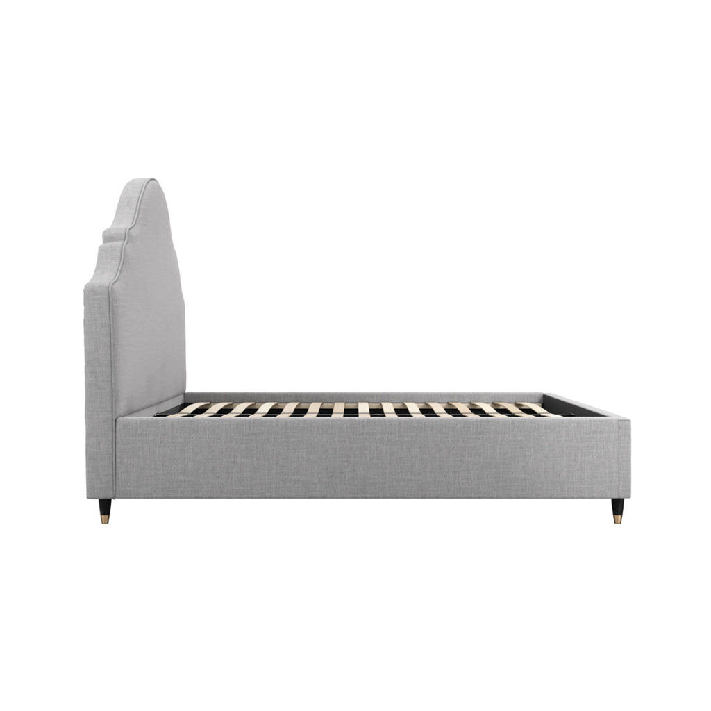 Valentina Light Grey Bed