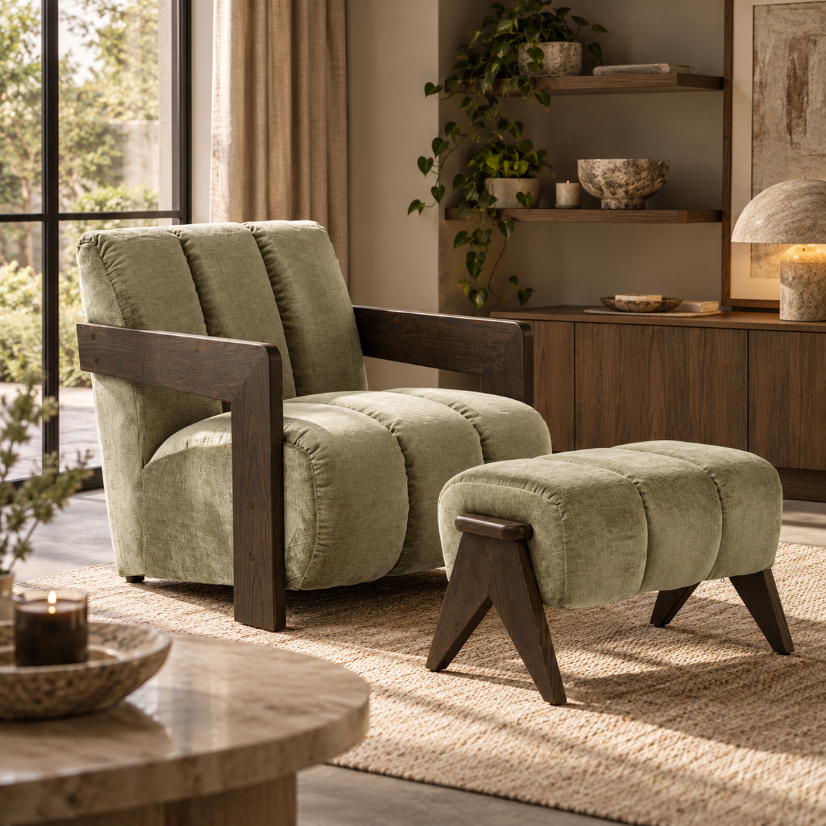 Ashford Dusty Sage Armchair