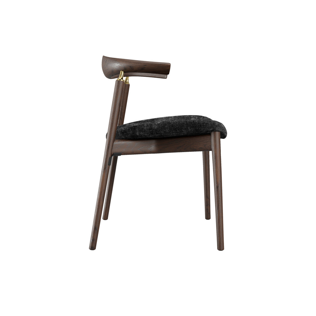 Arden Coal & Chocolate Dining Chair