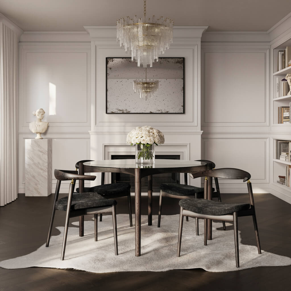 Arden Coal & Chocolate Dining Chair