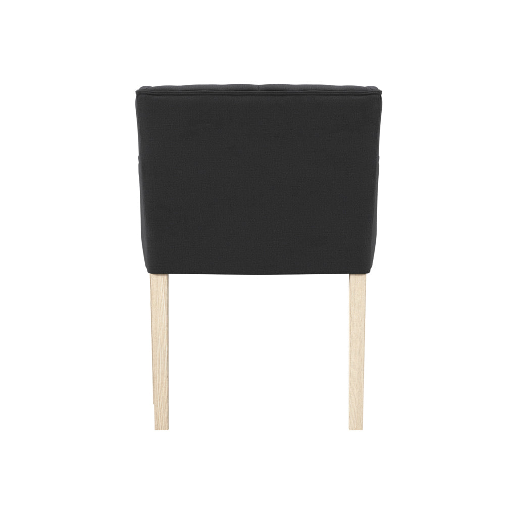 Harrington Anthracite Winged Dining Chair with Arms