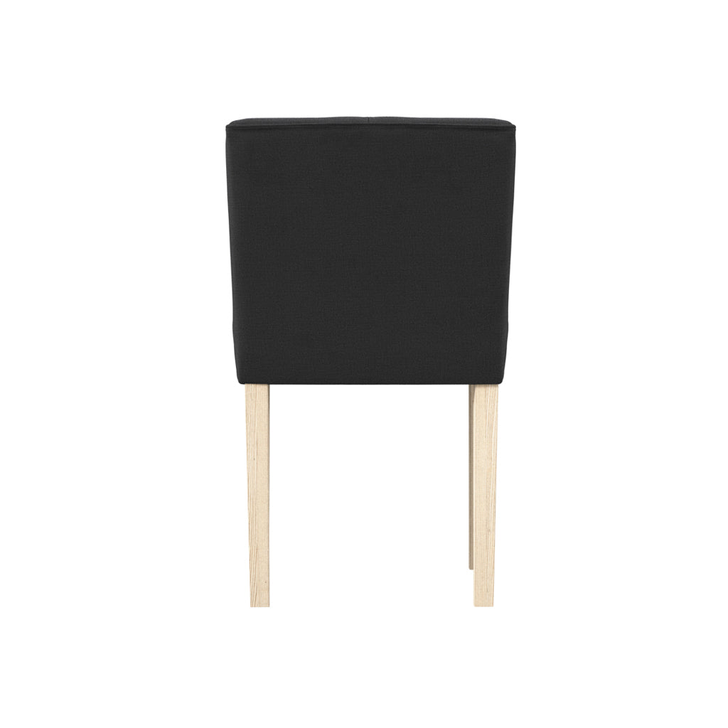 Harrington Anthracite Winged Dining Chair Without Arms