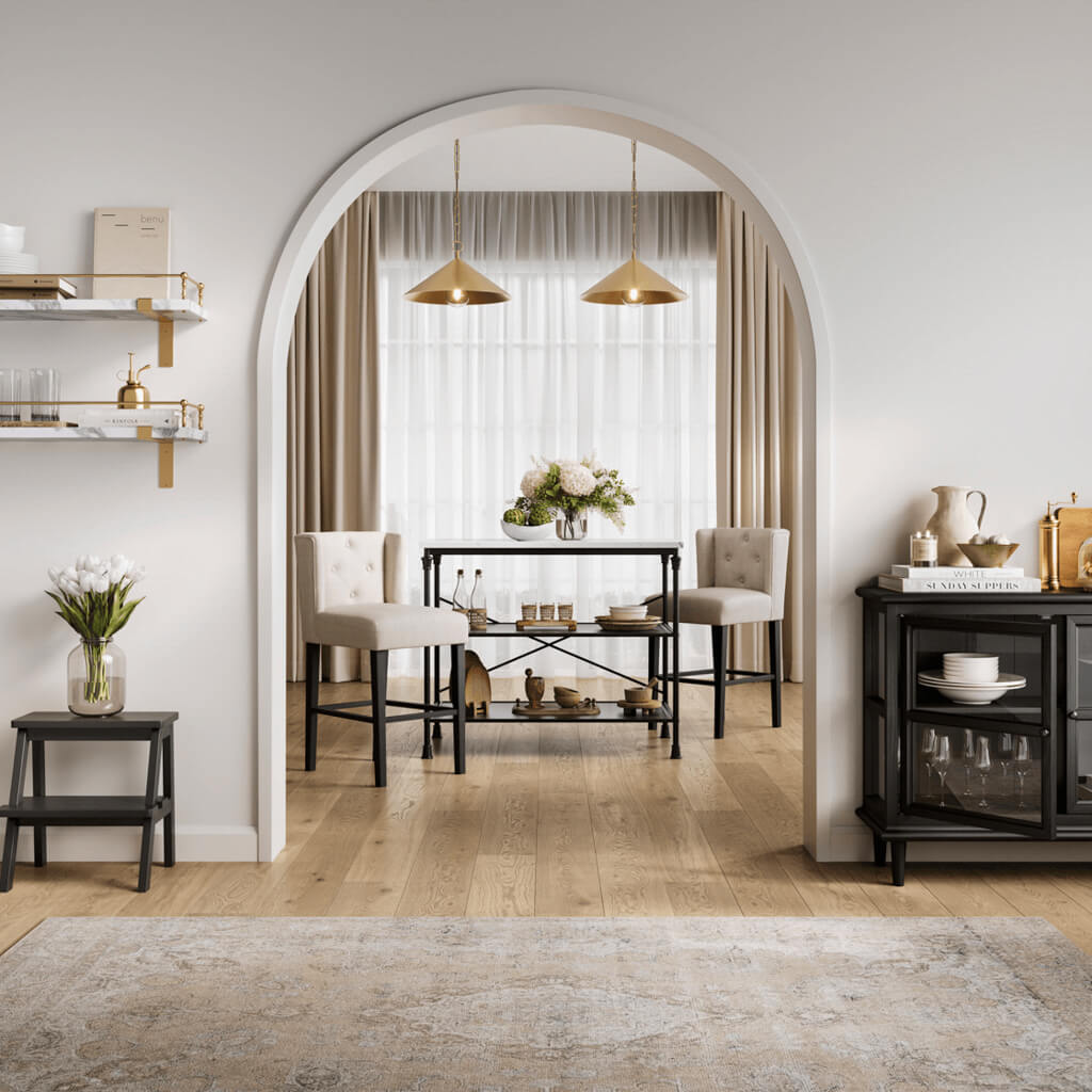 Harrington Stone Winged Counter Stool