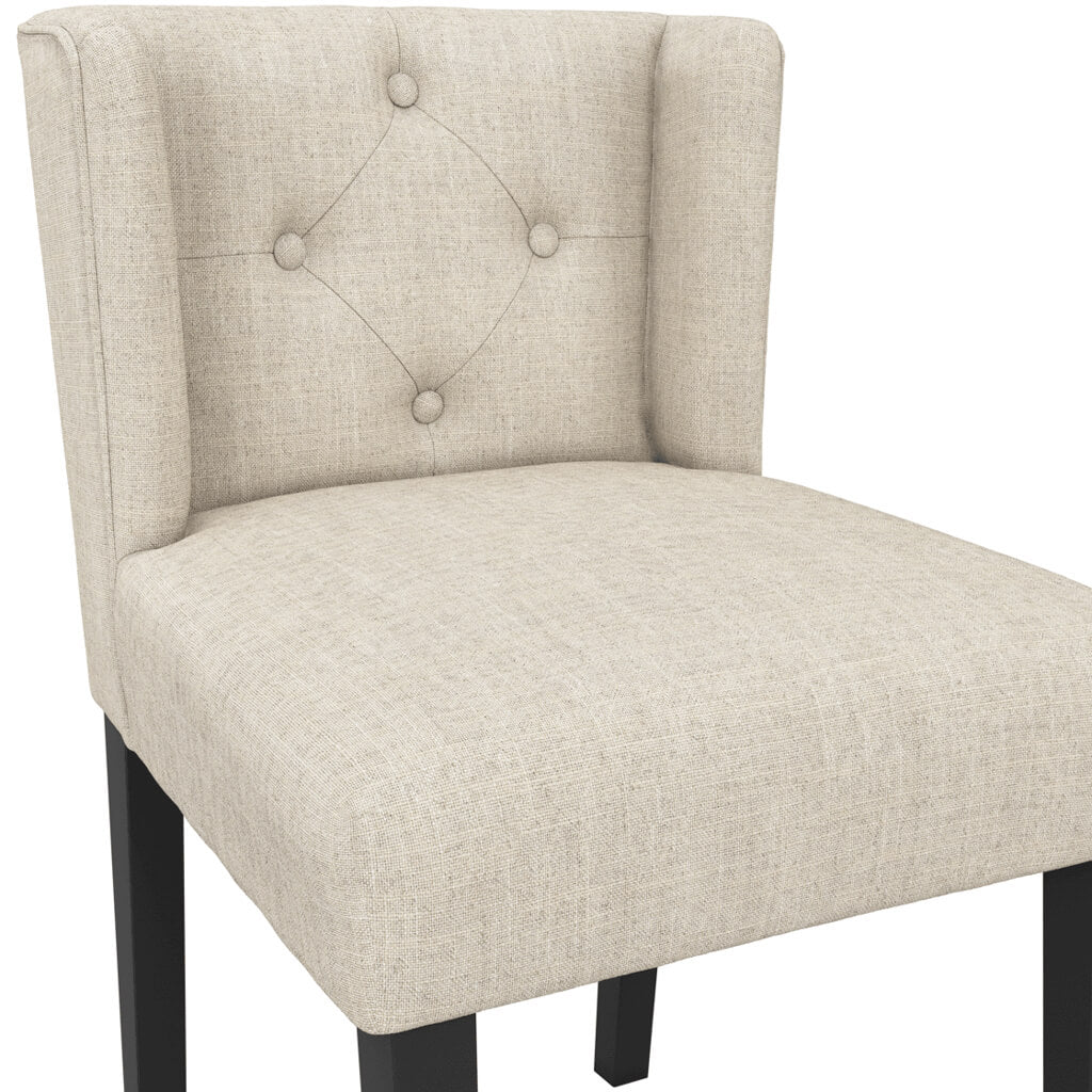 Harrington Stone Winged Dining Chair Without Arms