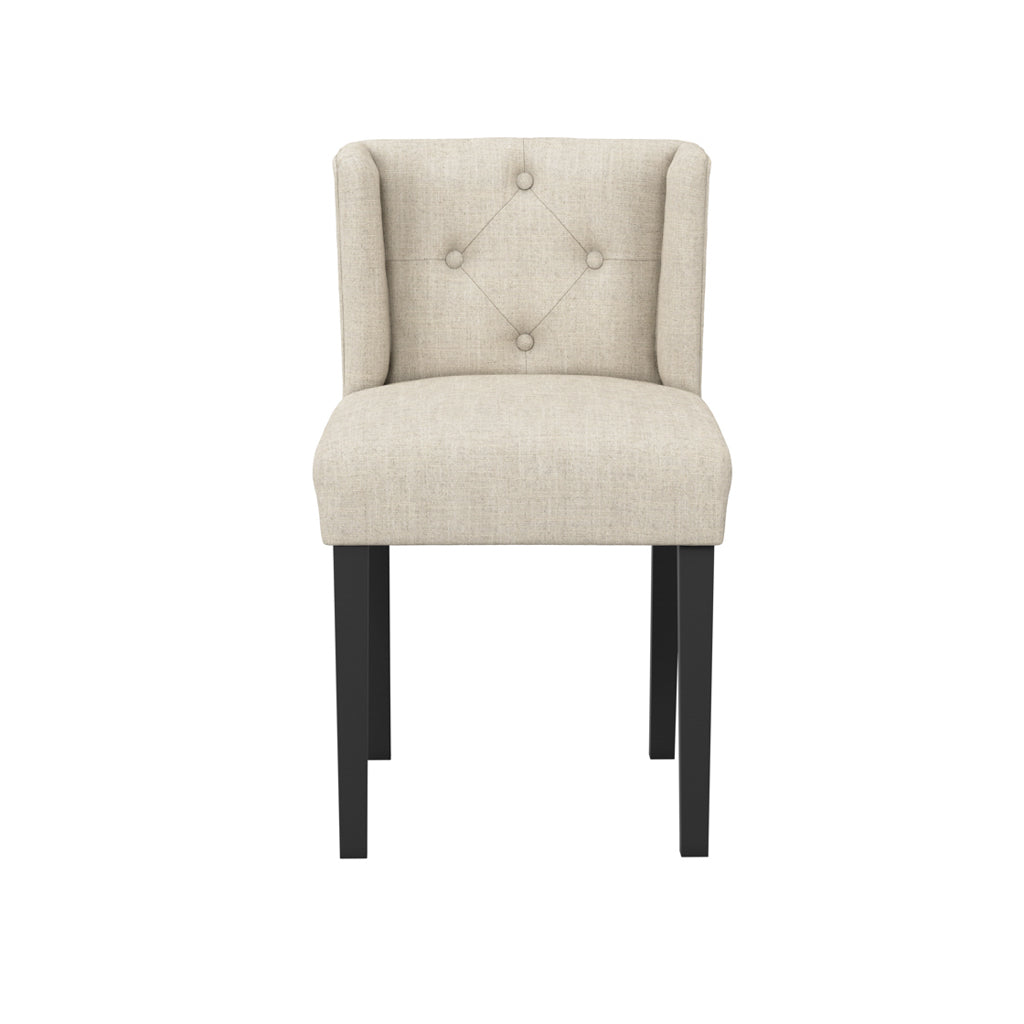 Harrington Stone Winged Dining Chair Without Arms