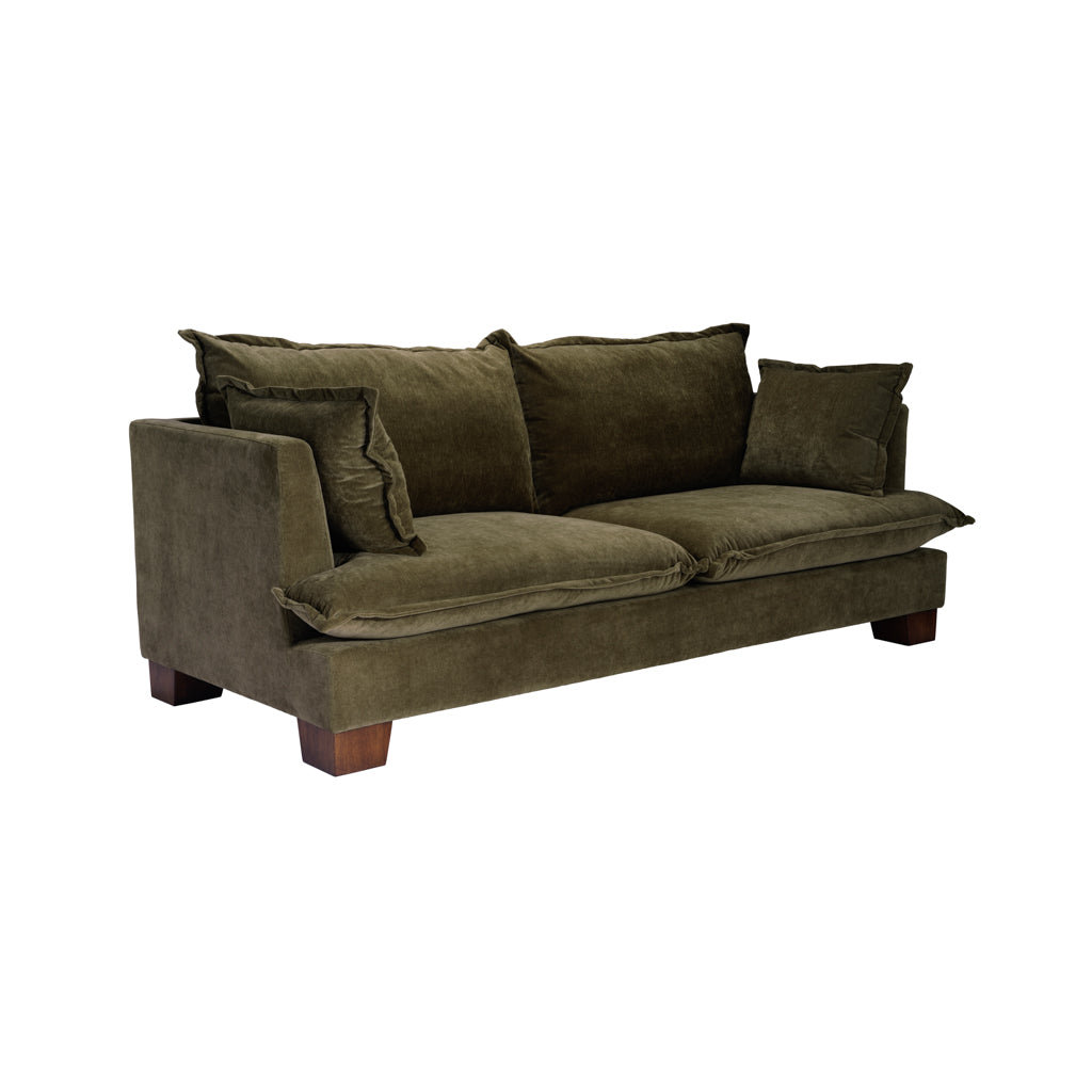 Bramley Olive Chenille 3 Seater Sofa