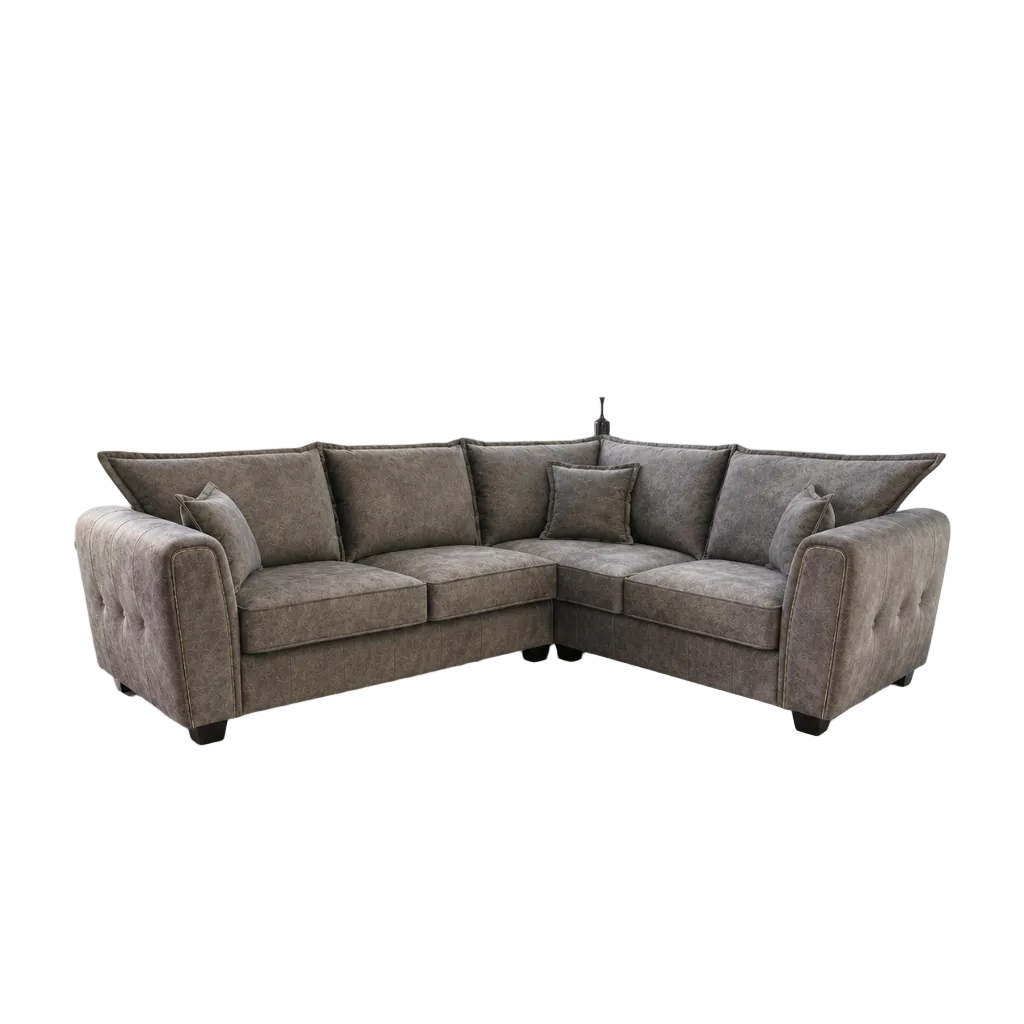Serena Sofa Brown Large Corner