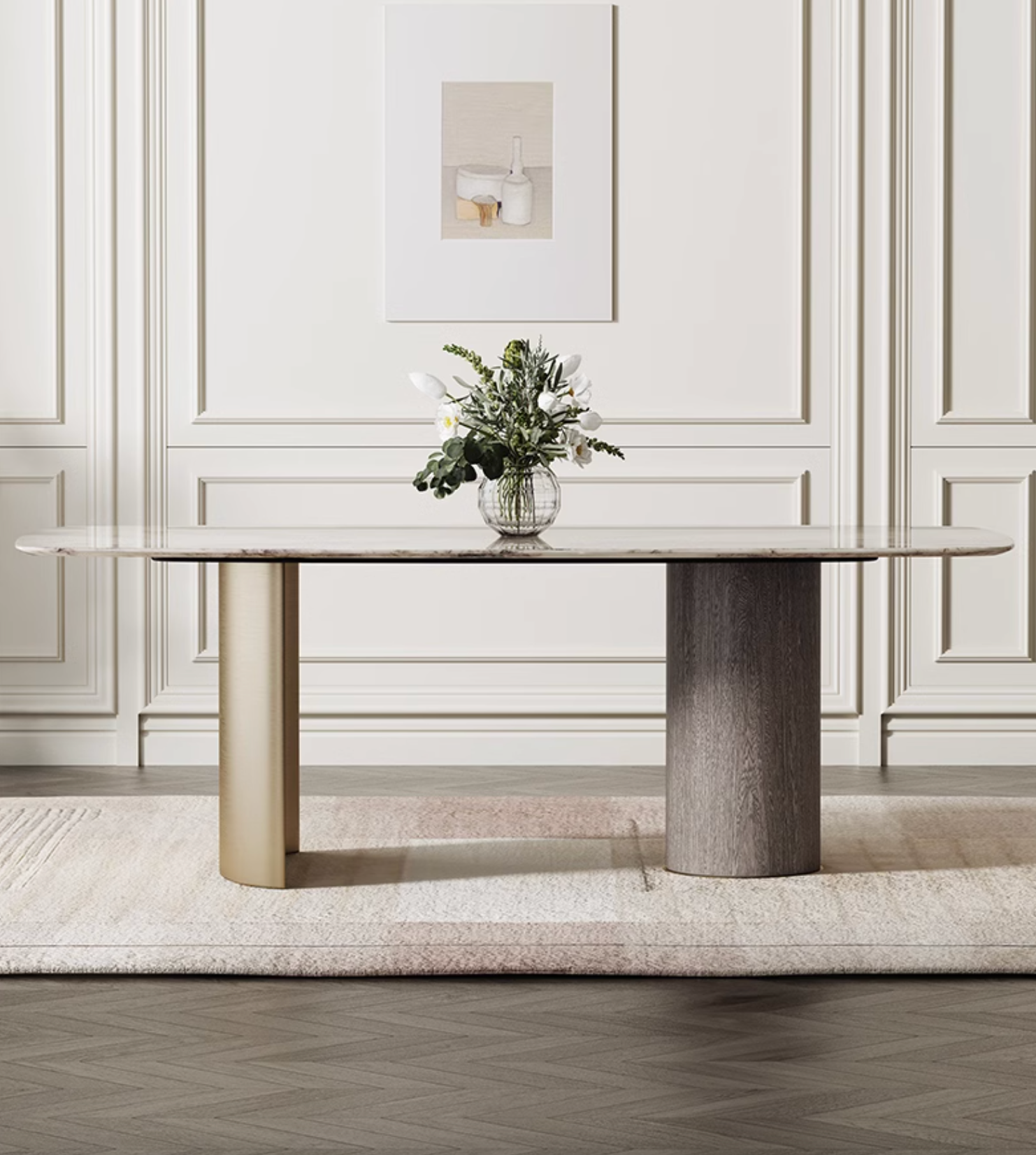 Cameron Dining Table, Marble-DC Concept-DC Concept