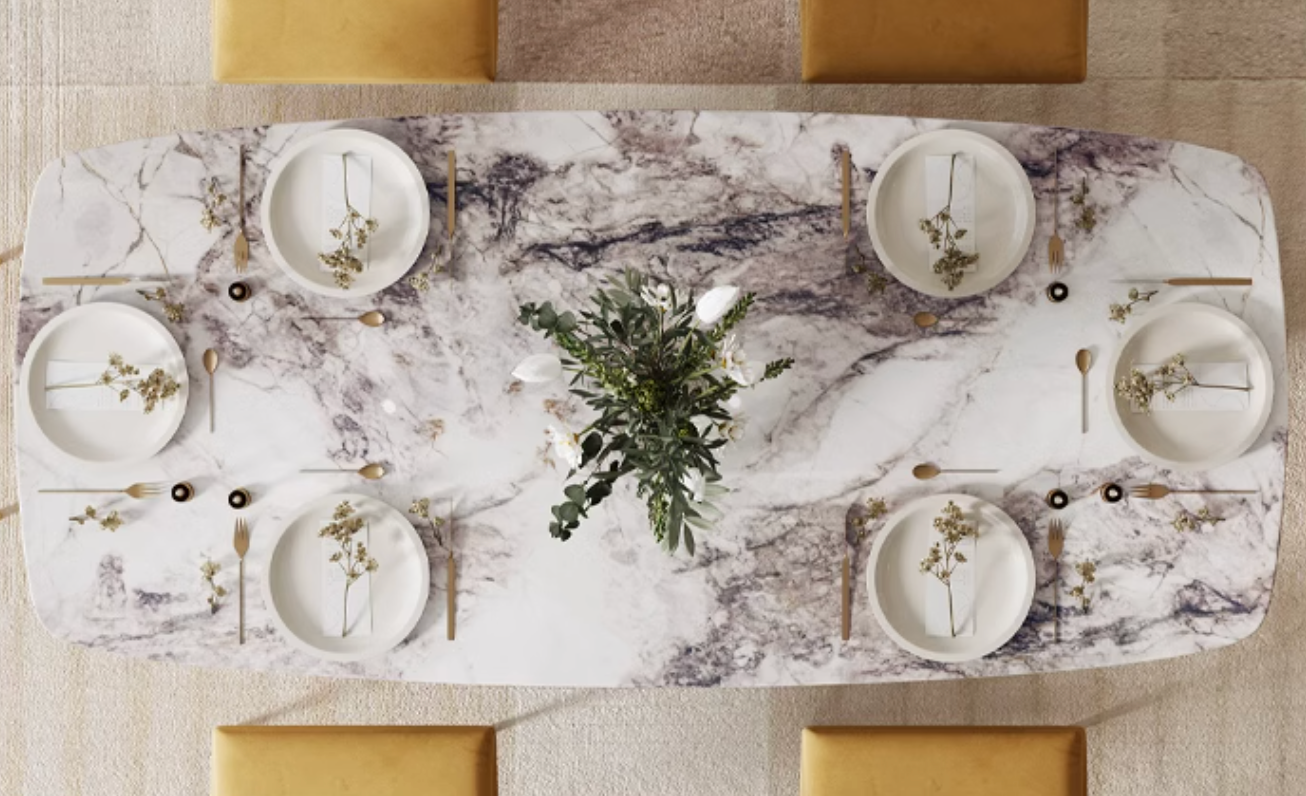 Cameron Dining Table, Marble-DC Concept-DC Concept