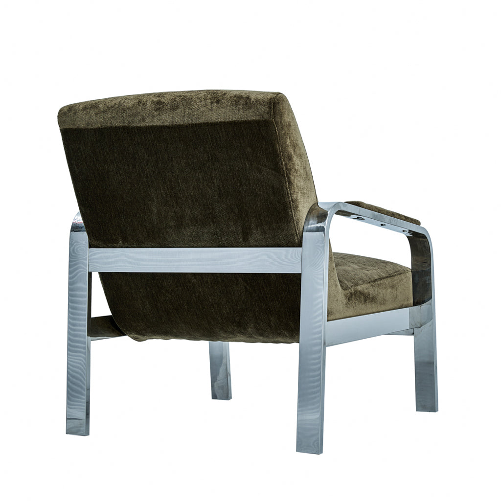 Marlow Khaki Chenille Accent Chair