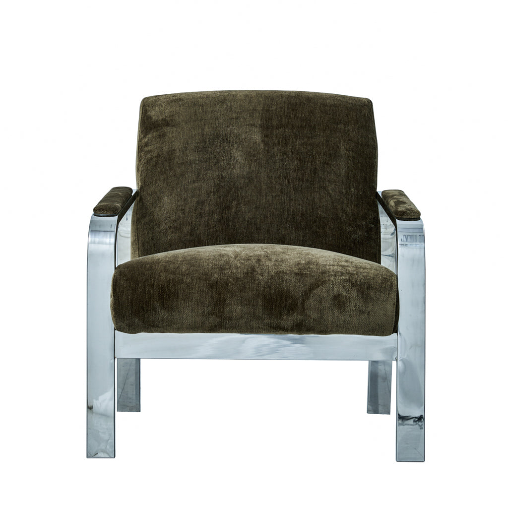 Marlow Khaki Chenille Accent Chair
