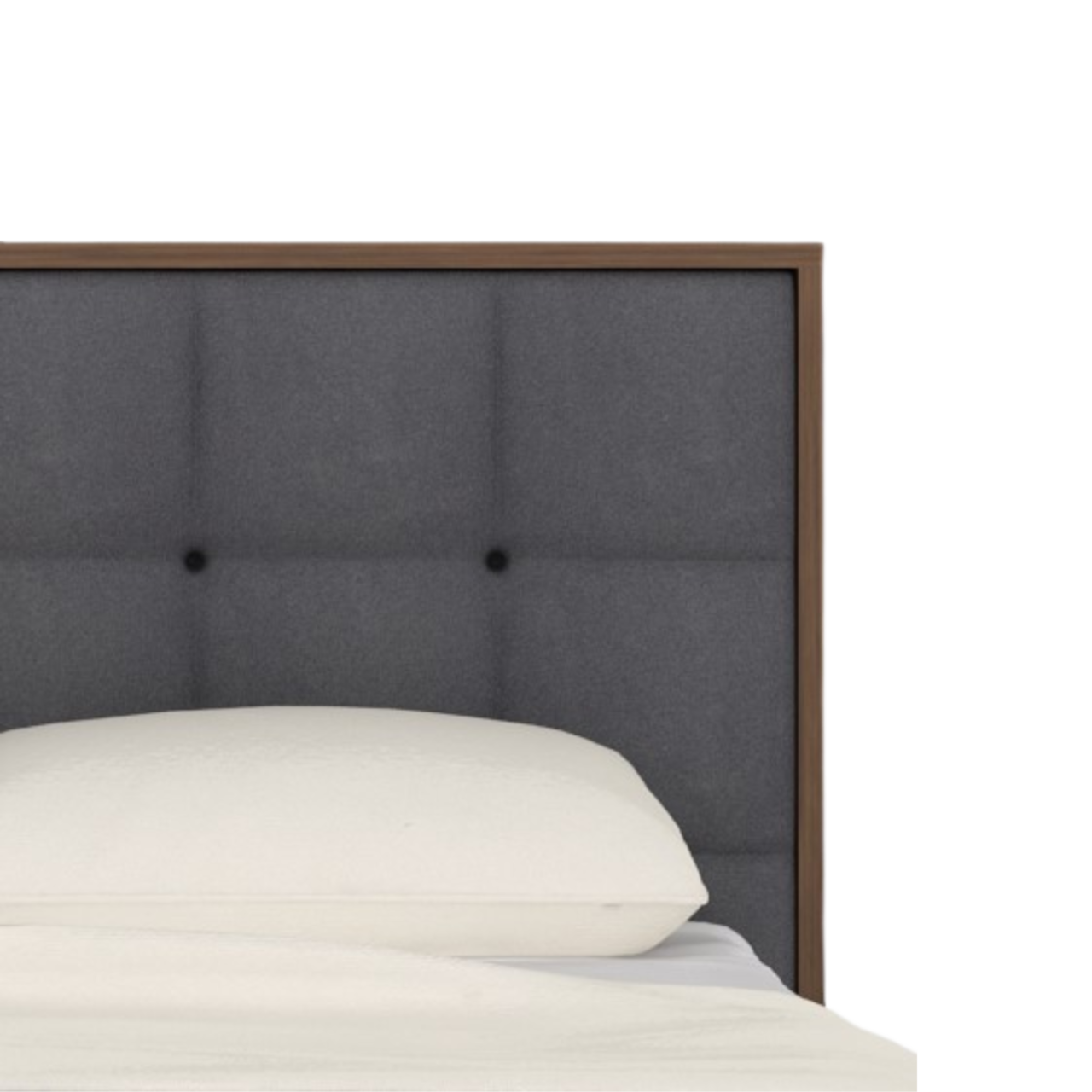 Calla Bed in Walnut & Grey