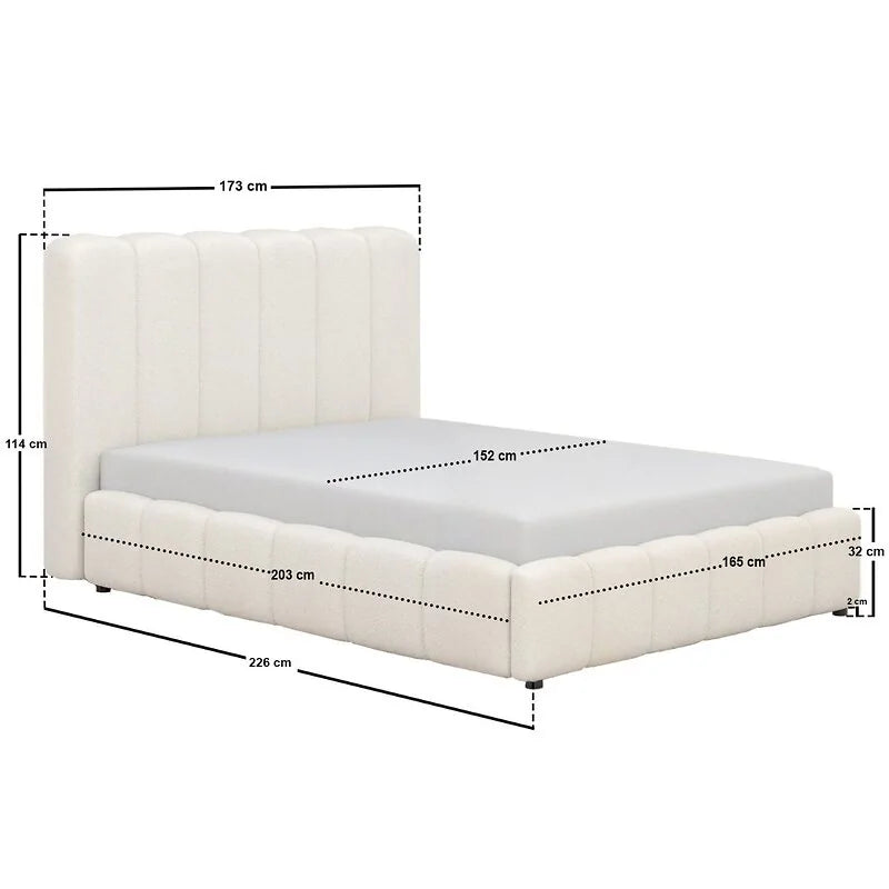 Bear Ribbed Ottoman Bed
